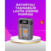 Northcity Mini Boy Elektrikli Şarjlı Yüksek Basınçlı Lastik Şişirme Pompası - 150 Psı Kablosuz Hava Pompası