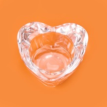 Deco Heart Mumluk - Şeffaf -6,8x2x8 Cm Çok Renkli