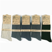 Mt Socks Kışlık Yün Erkek Çorap 6'lı Paket Lambswool-9080992087532
