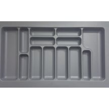 Starax 2290 Çekmece İçi Plastik Kaşıklık Gri Renk 13 Bölmeli 84 x 49 CM
