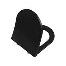 131-483-009-VitrA Integra Slim Etekli Soft Klozet Kapağı Duroplast - Mat Siyah