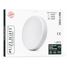 Uzlıght Led Uzlight Sectron 48w Sıva Üstü Yuvarlak Ledli Tavan Lamba 6500k Beyaz Işık Uzlıght