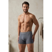 Fit Women Erkek Casual Comfort Günlük Gri Boxer
