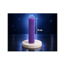 Alvera Dikenli Masaj Silindiri 15 X 4 Cm Ayak Ve Kas Masaj Rulosu - Mor