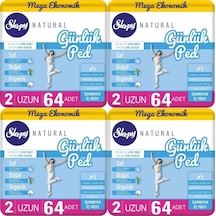 Sleepy Natural Günlük Ped Uzun 256 Adet Mega