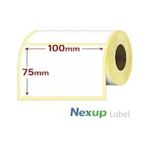100x75 Mm Termal Etiket, Barkod/adres/kargo Termal Etiketleri, Ve Diğer Yazıcılarla Uyumlu