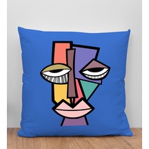 Bk Gift Modern Art Tasarımlı Mavi Kırlent Yastık, Arkadaşa Hediye, Ev Dekorasyonu, Ev Hediyesi-9 Bk Gift Modern Art Tasarımlı Mavi Kırlent Yastık, Arkadaşa Hediye, Ev Dekorasyonu, Ev Hediyesi-9