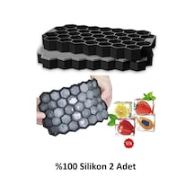 Petek Silikon Buzluk Ice Cube Kokteyl Meyve Dondurma Sunum Buz Kalıbı Ice Cube 2 Li Silikon Diğer