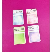 Tr Yıldız Patlaması Tasarımlı Şeffaf Post-it