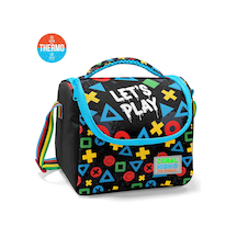 Coral High Kids Siyah Lets Play Desenli Thermo Beslenme Çantası 37114 Siyah