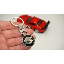 Suzuki Uyumlu Logo Krom Metal Çift Yön Anahtarlık Ürün