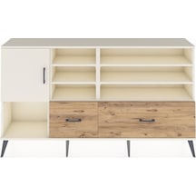 Arges Konsol 8 Raflı 2 Çekmeceli Tek Kapaklı 176x30x99 Aytaşı-aytaşı/çam Aytası/atlas Çam - Aytası