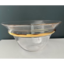 Decorıum Cam Kase Dalıa Altın 30 Cm M06446