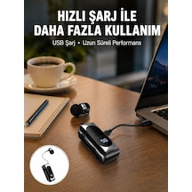 Uzun Pil Ömürlü Kablosuz Kulaklık - 25 Saat Konuşma Ve Müzik Süresi Yeni Nesil