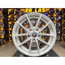 4 Adet Bmw  7 16 5 120 Et31 72.6 Sılver Jant Revize Edilmiş Takım