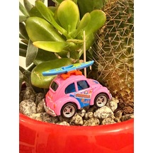 Mini Tosbağa Vosvos Metal Model Araba Tatil & Karavan Temalı