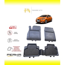 Nissan Micra K14 2016 Ve Üstü Uyarlanabilir Universal Havuzlu Paspas