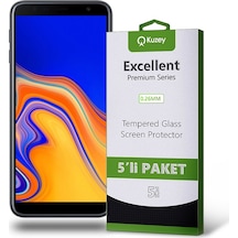 Samsung Uyumlu Galaxy J4 Plus Ekran Koruyucu Cam 5 Adet Ekonomik Paket (541371283) 20 Tl Fark Ile Apple  iPhone Hızlı Şarj Kablosu