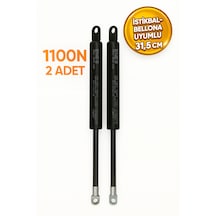 Yuenze Baza Amortisörü Baza Pistonu 31,5cm 1100n 2 Adet İstikbal-bellona Uyumlu SİYAH/KROM