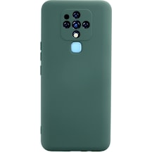 Camon 16 Kılıf Nano İçi Kadife Silikon - Koyu Yeşil Bzsxx00 1