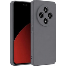 Xiaomi Redmi 14c Uyumlu Kılıf First Silikon - Gri