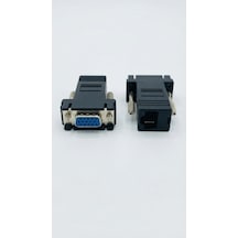 Vga To Rj45 Ethernet Network Extender / Dişi Dönüştürücü Adaptör