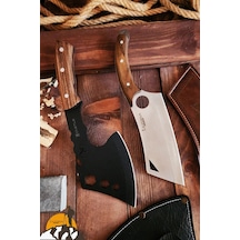 2li Outdoor Balta Bıçak Set Kamp Baltası Bıçağı Budama Baltası Lo