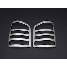 Vw Volkswagen Transporter T5 Uyumlu Stop Çerçevesi 2 Parça 2010-2014 Paslanmaz Krom