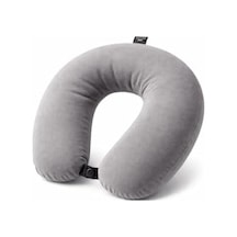 Boyun Ve Seyahat Yastığı Ergonomik - Silikon Dolgulu - Fermuarlı - Yıkanabilir - Çıtçıtlı U Yastık - Uçak, Araç, Otobüs Ve Ofis İçin Renk Stok Durumuna Göre Gönderilir Açık Indigo