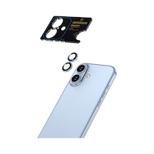 Piili Imperium Apple iPhone Uyumlu 17 Safir Ar/af Lens Koruyucu Mavi