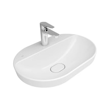 Kale Zero 2.0 60x40 Cm Yarı Gömme Oval Lavabo Beyaz