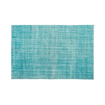 El Dokuması Vintage Yün-pamuk Turkuaz Halı 15882 210 X 318 Cm