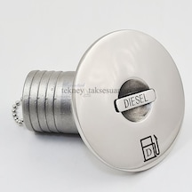 Paslanmaz 38mm (1 1/2) 30' Eğik - Diesel Mazot Dolum Ağzı - Diesel
