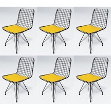 Knsz Kafes Tel Sandalyesi 6 Lı Mazlum Syhsrı Ofis Cafe Bahçe Mutfak Knsz Kafes Tel Sandalyesi 6 Lı Mazlum Syhsrı Ofis Cafe Bahçe Mutfak