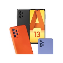 Samsung Galaxy A13 (A135) Kılıf Kamera Korumalı Lansman Silikon Kapak