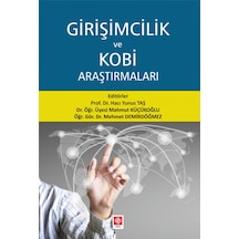 Girişimcilik ve Kobi Araştırmaları- Ekin Basım Yayın