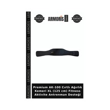 Premium Ak-100 Cırtlı Ağırlık Kemeri Xl 125 Cm Fitness Aktivite Antrenman Desteği Çok Renkli