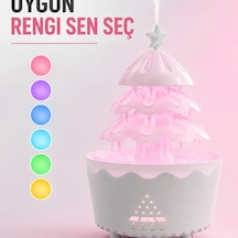 Dekoratif Şans Ağacı Ultrasonik Nemlendirici Rgb Gece Lambalı Aroma Difüzörü