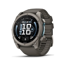 Garmin Fenix 9 51 MM Silikon Kayışlı Titanyum Çakıl Akıllı Saat (Distribütör Garantili)