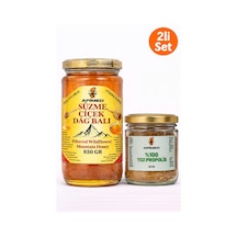 Süzme Çiçek Balı 850gr Ve Toz Propolis 40gr Harika Fırsat Ekonomik Set
