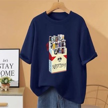 Flood Of Style Sıcak Satış Suicideboys Sigara Albümü Grafik T Shirt Erkek Kadın Vintage Hip Hop Streetwear G Lacivert