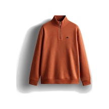 Ellesse 5wm1603-br Erkek Yarım Fermuarlı Sweat Kiremit