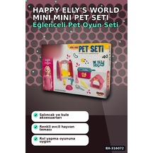 Ellys World Oyuncak Bebek Ve Pet Seti - Kaydırak İle Salıncak Oyun Seti Bx-316072 Çok Renkli