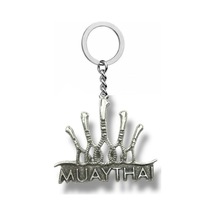 Ringin Kralı Muay Thai King Figürlü Unisex Metal Anahtarlık