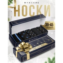 The Socks Çorap Takımı Yüksek Düz Desenli 5 Çift 48827036 Siyah