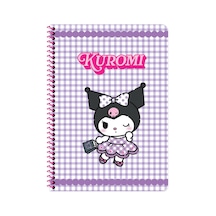 Kuromi A4 80 Yp Çizgili Spr.karton Kapak Defter - Mor Çok Renkli