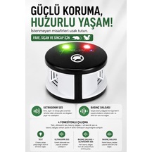 Coverzone Triple Rodent Chaser Ultrasonik Ent Fare Sıçan Ve Sincap Uzaklaştırıcı, Basınç Dalgalı 4 Fonksiyon, 100hz-65.000hz, 9v Dc 500mah, 3229 Sq.ft Kapsama, Ev Garaj Restoran Sc-29