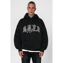Madmext Madmext Siyah Oversize Erkek Sweatshirt 5344-siyah Siyah