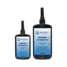 Maxwell Mıxbond Uv 9028 Pleksi/pc/pmma/pur/pvc/pa/abs Yapıştırıcı, Ultra Şeffaf, Uv Kürleme, 5 Saniye Kuruma, Rohs Onaylı, 250gr