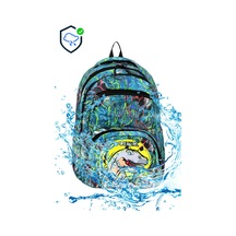 Miço Kids Dinozor Desenli Çok Bölmeli Okul Çantası Çok Renkli -çok Renkli